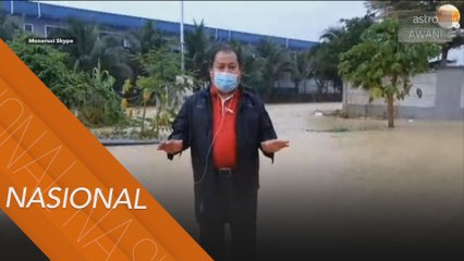 Banjir | Beberapa kawasan di Johor kembali dilanda banjir