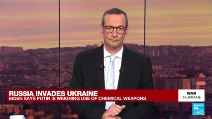 Download Video: Biden says Putin is weighing use of chemical weapons in Ukraine