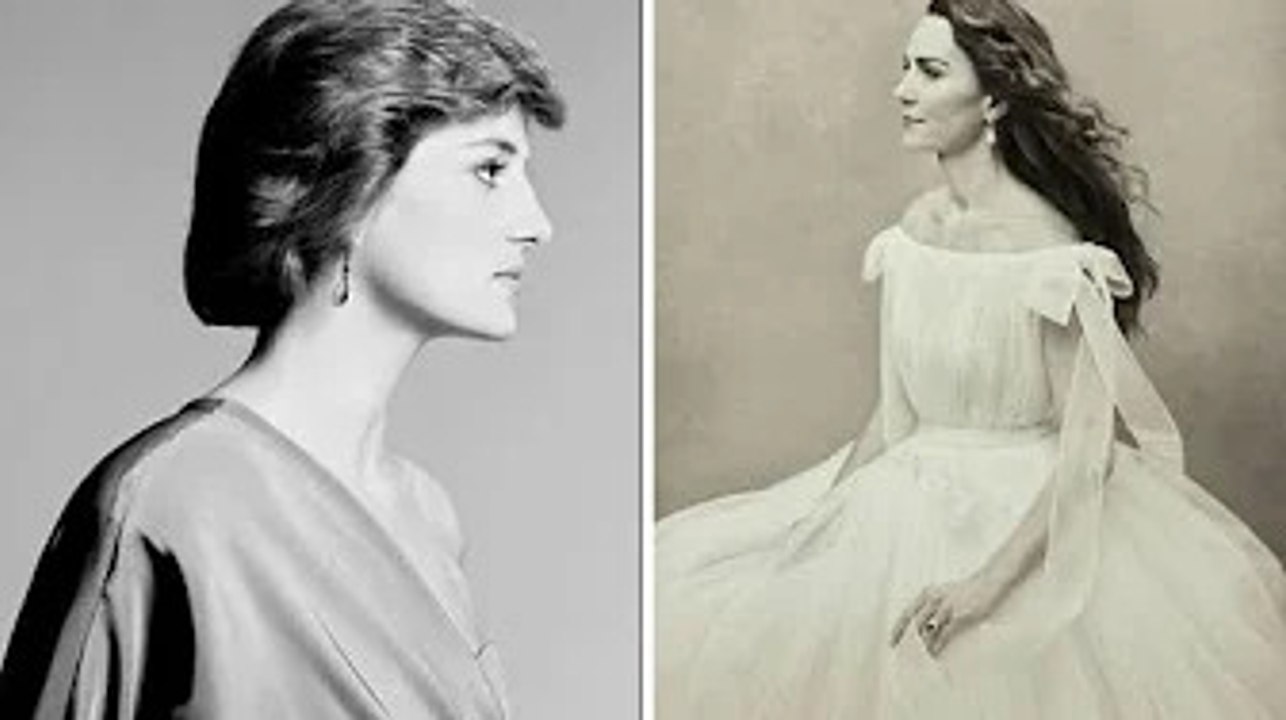 Kate Middleton's nod to Prince William's mother Princess Diana in birthday portraits