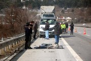 Bolu'da TIR'ın çarptığı çekicinin sürücüsü öldü