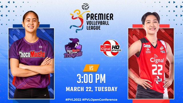 2022 PVL OPEN CONFERENCE CHOCO MUCHO FLYING TITANS vs CIGNAL HD SPIKERS MARCH 22, 2022