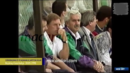 Beşiktaş 2-3 Fenerbahçe [HD] 30.05.1990 - 1989-1990 Turkish Presidential Cup