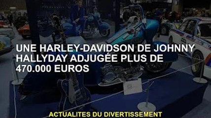 Une Harley-Davidson Johnny Hallyday adjugée plus de 470 000 €