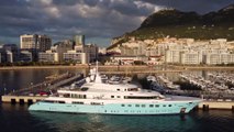 A superyacht owned by a Russian billionaire whose name appears on the UK’s sanctions list has apparently been seized in Gibraltar