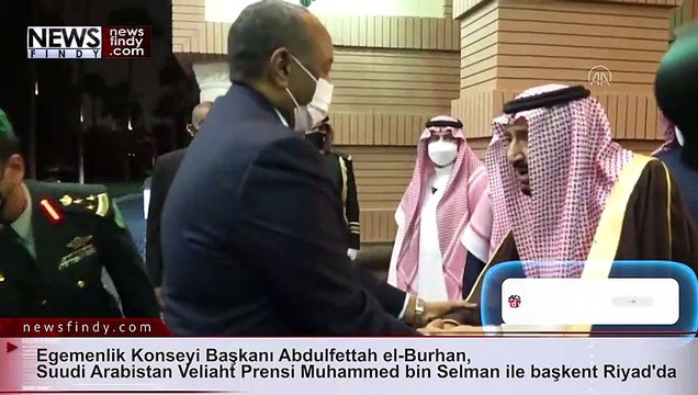 Abdulfettah el-Burhan, Suudi Arabistan Veliaht Prensi Muhammed bin Selman ile başkent Riyad'da
