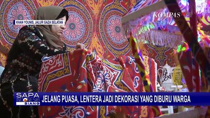 Mendekati Ramadhan, Seorang Ibu di Palestina Menghidupi Keluarganya dengan Membuat Lentera
