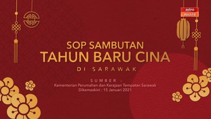 Prosedur Operasi Standard (SOP) sambutan Tahun Baru Cina di Sarawak
