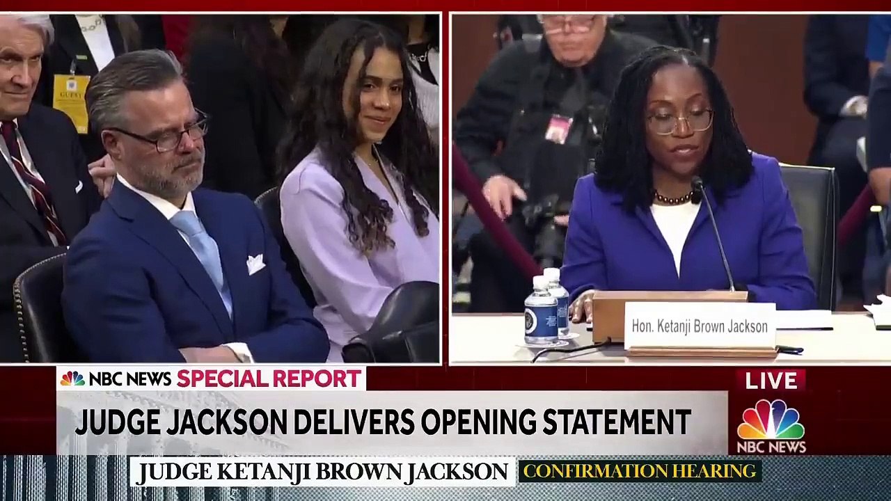 Judge Ketanji Brown Jackson Delivers Opening Statement At Confirmation Hearing