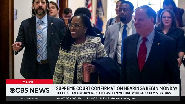 SCOTUS confirmation hearings for Ketanji Brown Jackson begin next week