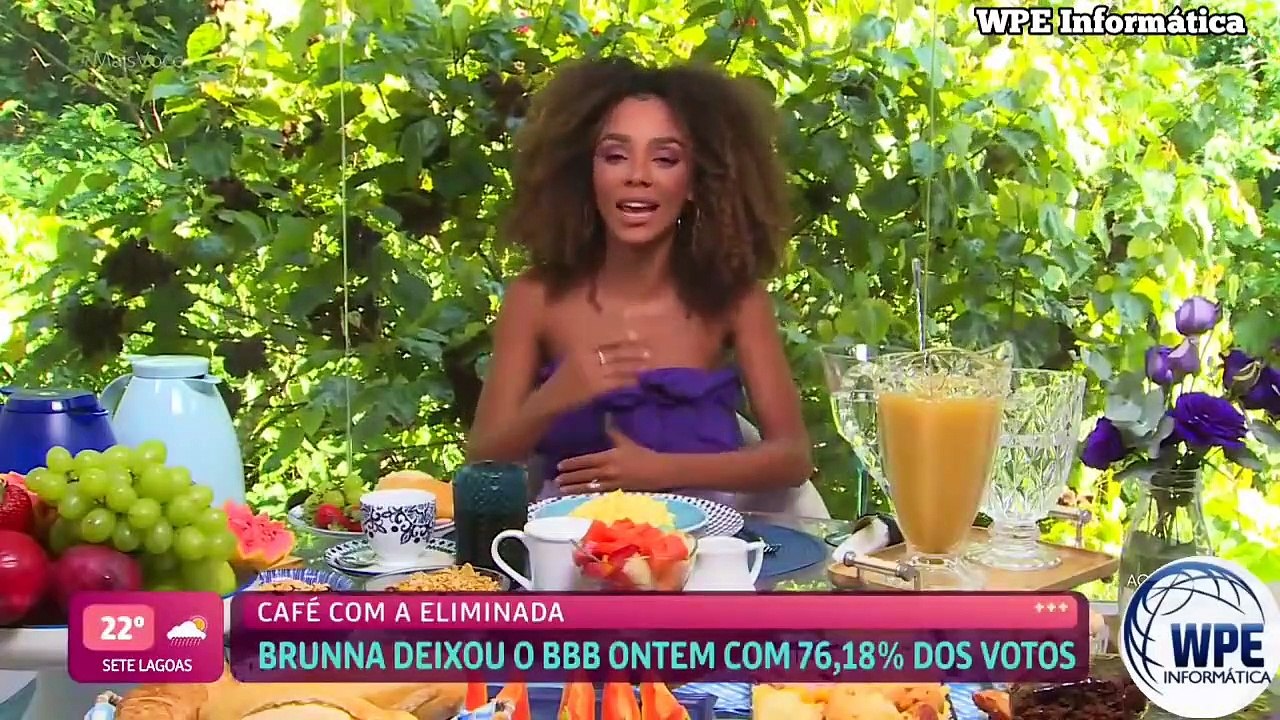 Brunna Gonçalves no Mais Você - Completo