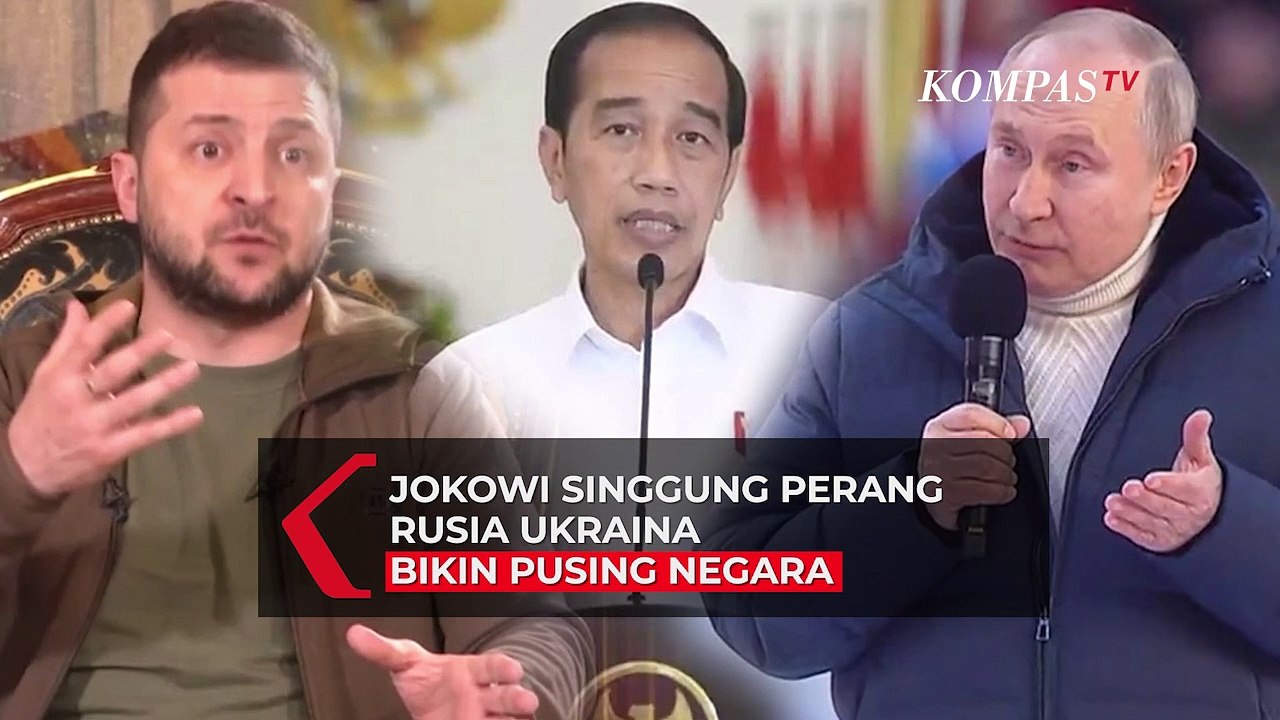 Presiden Jokowi Singgung Perang Rusia dan Ukraina Bikin Pusing Semua Negara