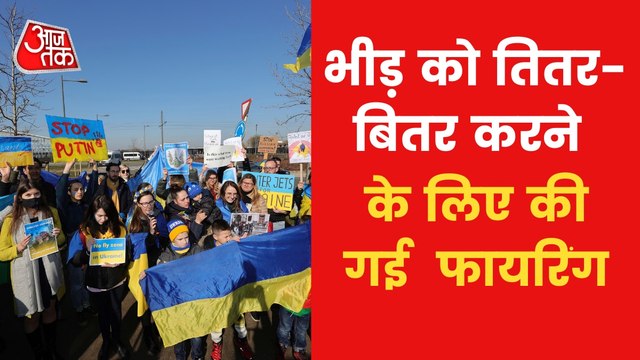 Russian troops fire on Kherson protesters
