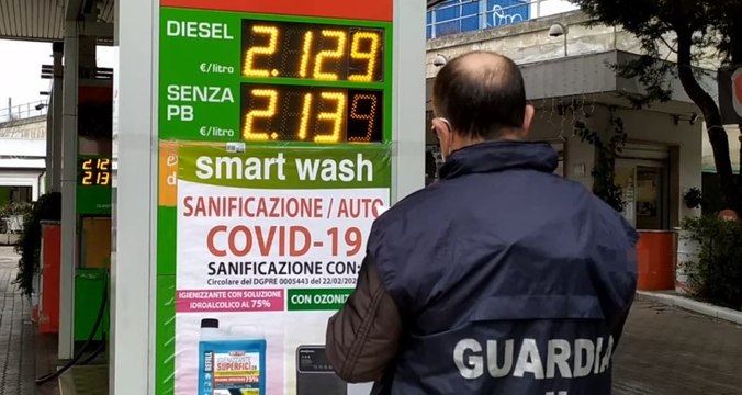 Pescara - Caro carburante, scoperto distributore con prezzi truccati (22.03.22)