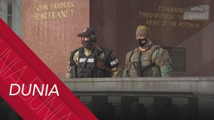 Keselamatan AS | Menjelang angkat sumpah Biden, kawalan diperketat