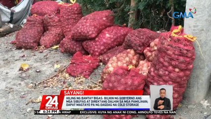 Kilo-kilong sibuyas sa Nueva Ecija, nabubulok at itinatapon na lang dahil sa mababang farm gate price | 24 Oras