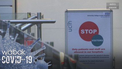 COVID-19 | Satu pesakit ditahan di wad setiap 30 saat di UK