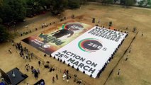 ZEE5 Unveils 10,000 sq ft Poster Of ‘Valimai’ | Filmibeat Telugu