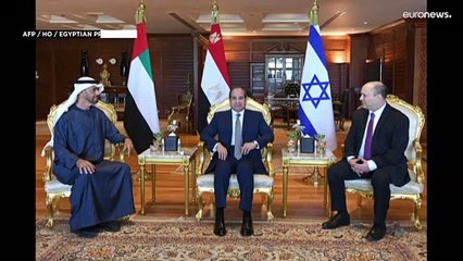 لقاء ثلاثي مصري إسرائيلي إماراتي في مصر