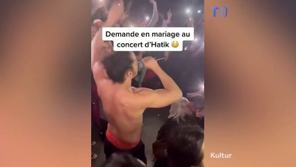 Une demande en mariage a eu lieu lors du concert d’Hatik, ce week-end