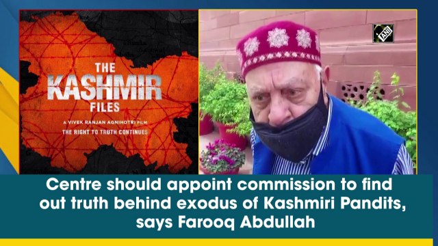 Centre should appoint commission to find out the truth behind exodus of Kashmiri Pandits, says Farooq Abdullah