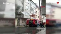 Bağcılar'da 3 katlı binada yangın! Bir kişi hayatını kaybetti