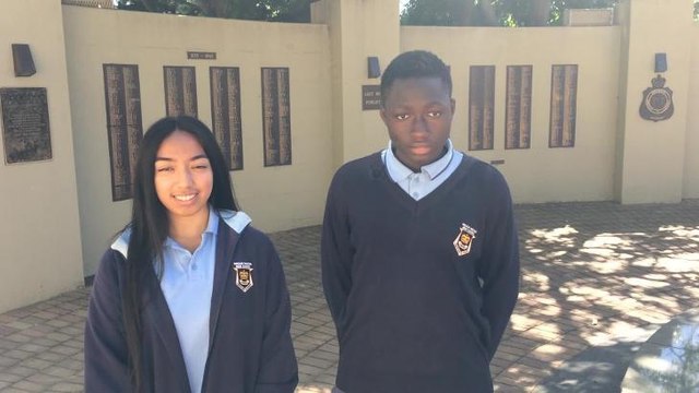 The Daily Advertiser poppy appeal Wagga High students