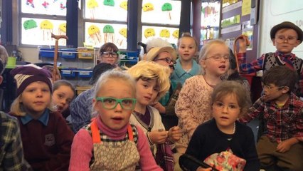 The Daily Advertiser | Kindergarten pupils chalk up 100 days at big school