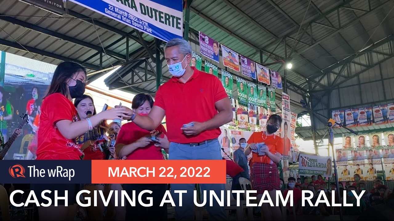 Remulla justifies giving cash at Marcos-Duterte rally: ‘Wala pa naman si Marcos doon’