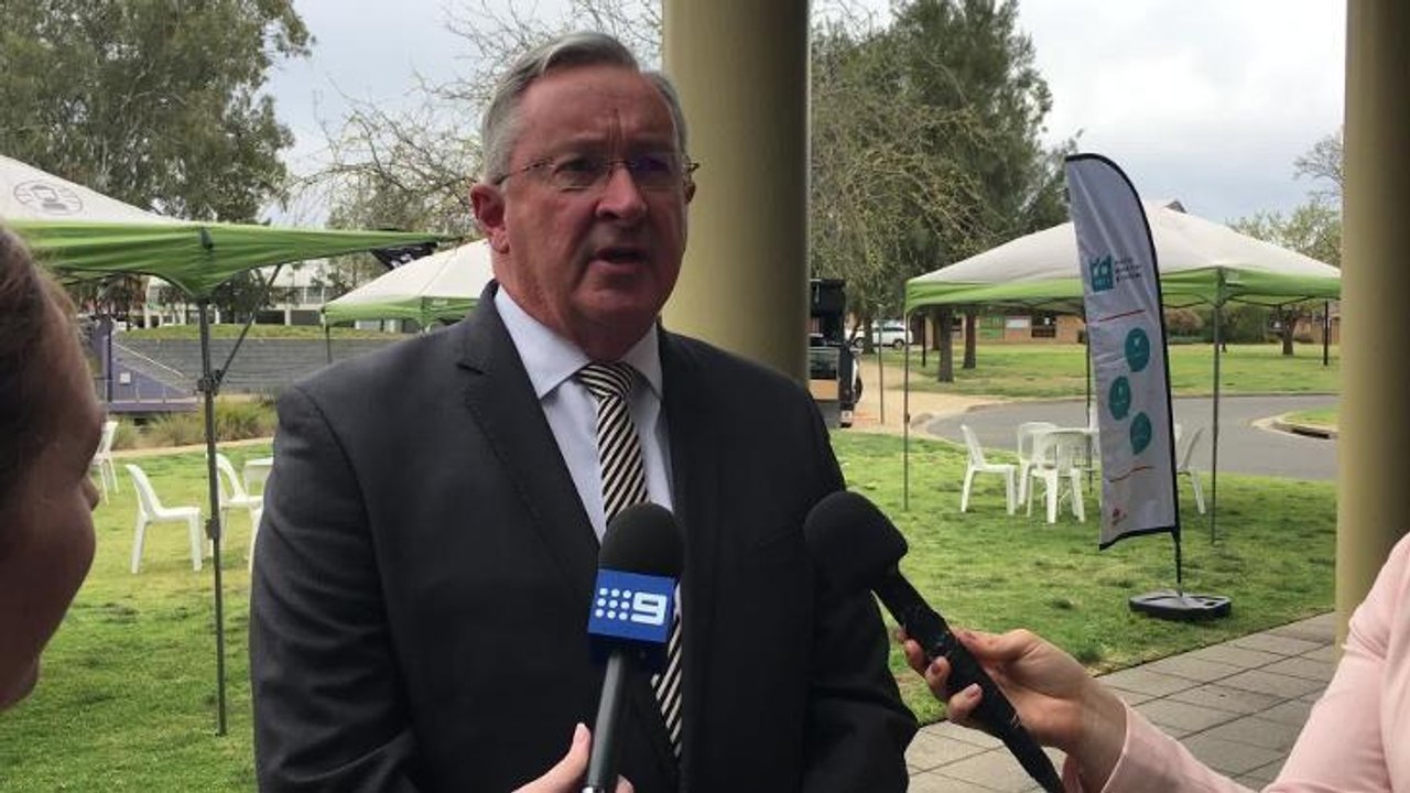 Brad Hazzard in Wagga