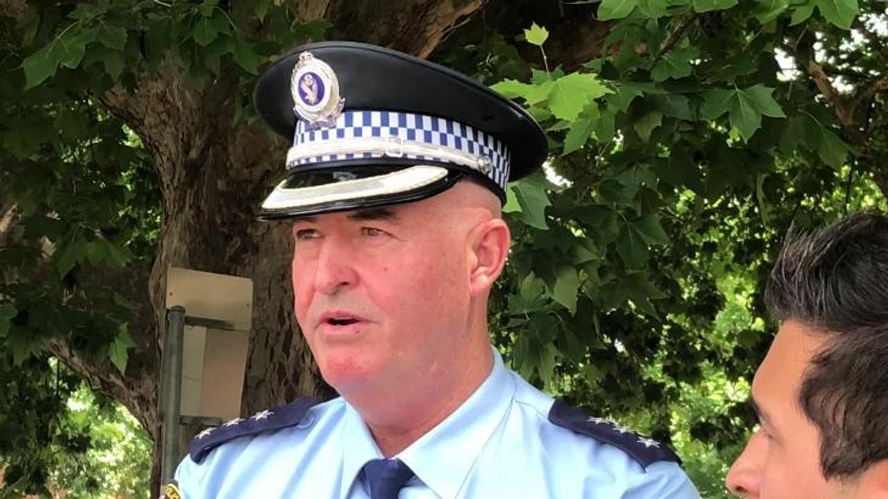 Wagga Inspector Peter McLay on arrest of machete bandit who held up Caltex Service Station