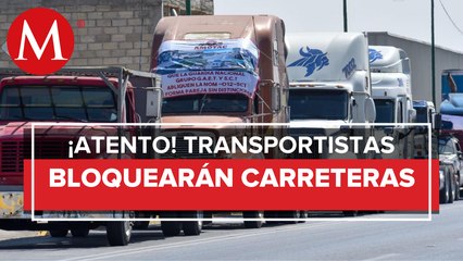 Transportistas inician paro nacional y manifestación en carretera