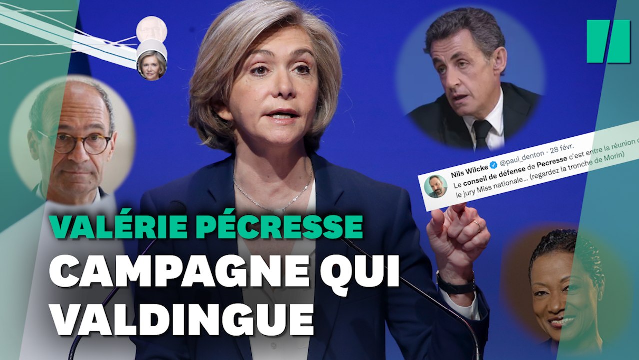 La difficile campagne de Pécresse, en baisse constante dans les sondages