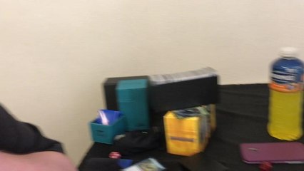 Players playing Magic game