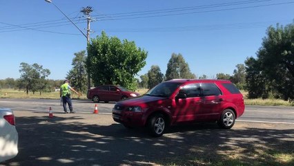 Wagga Police Highway Patrol conducting random breath tests
