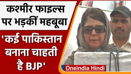 The Kashmir Files पर भड़कीं Mehbooba Mufti, BJP पर लगाए ये गंभीर आरोप | वनइंडिया हिंदी