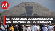 Cientos de turistas acuden a recargarse de energía a las pirámides de Teotihuacan