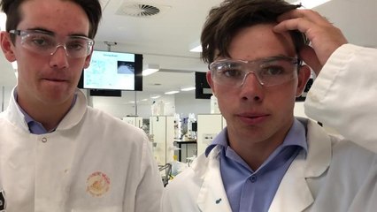 Students talk science