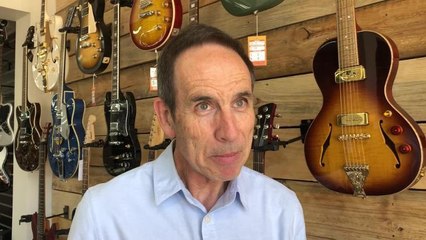 Dale Allison talking about Groove Factory music Fridays at Apex Park, Lake Albert