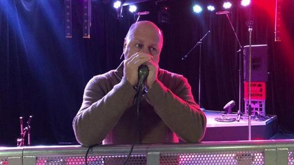 Wayne Jenkins plays a short blues excerpt