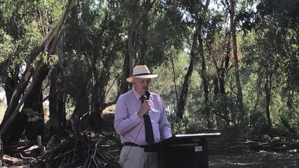 Mayor Greg Conkey at 10th anniversary of Stolen Generations