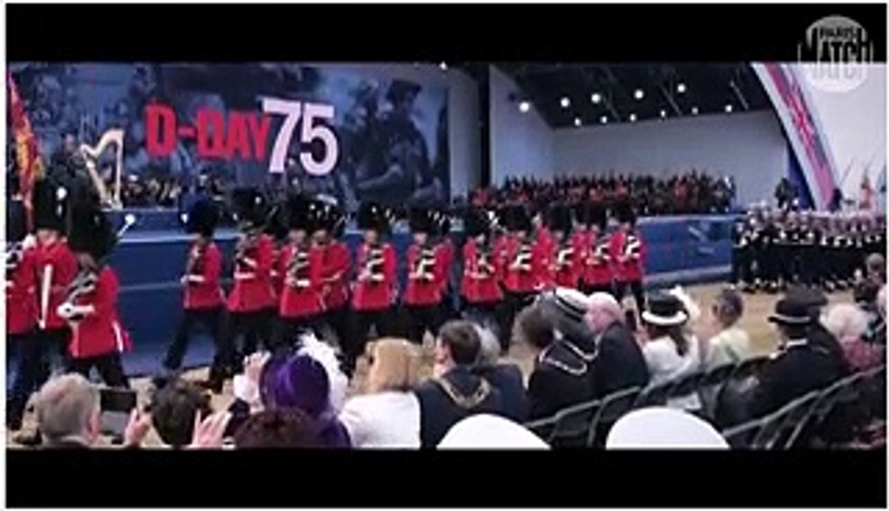 Avec Emmanuel Macron aux commémorations du Débarquement