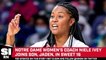 Notre Dame Women's Coach Niele Ivey and Son Jaden both Reach Sweet 16 in Respective Tournaments