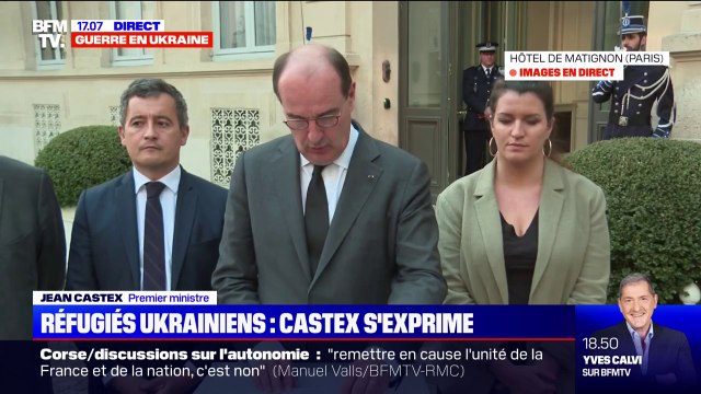 Réfugiés ukrainiens: Jean Castex annonce que plus de 26.000 personnes ont été recensées à l'entrée sur le territoire français depuis fin février