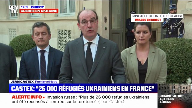 Jean Castex: 2433 enfants ukrainiens sont, d'ores et déjà, accueillis dans les écoles, les collèges et les lycées du pays