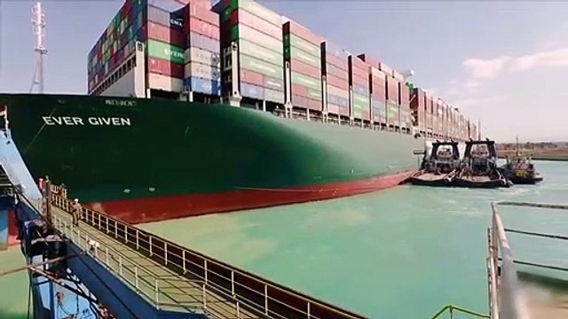 Stuck in the Suez: Dredging a Supersize Cargo Ship - Trailer