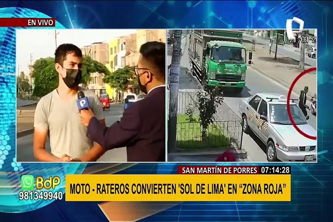 Ola de asaltos en SMP: delincuentes roban a bordo de motos en urbanización Sol de Lima