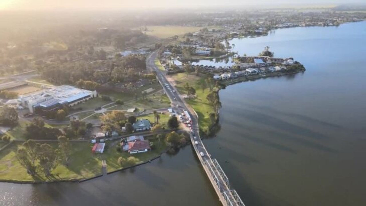 Drone footage - Mulwala Border Checkpoint