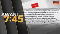 Proklamasi Darurat | PH pertahan tindakan kehakiman