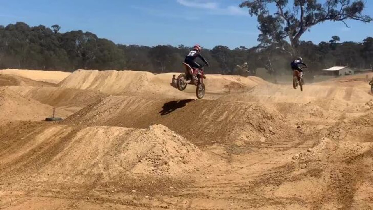 Byron's Supercross training