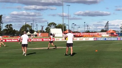 GWS Giants train AFLW